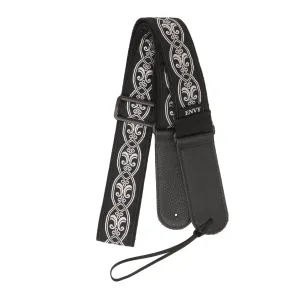Guitar Strap - Blackened Silver