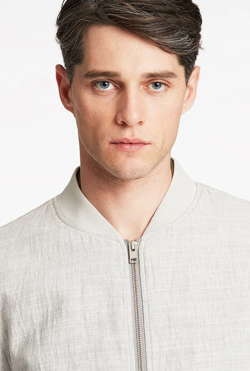 LINDBERGH SOFT COTTON BOMBER JACKET