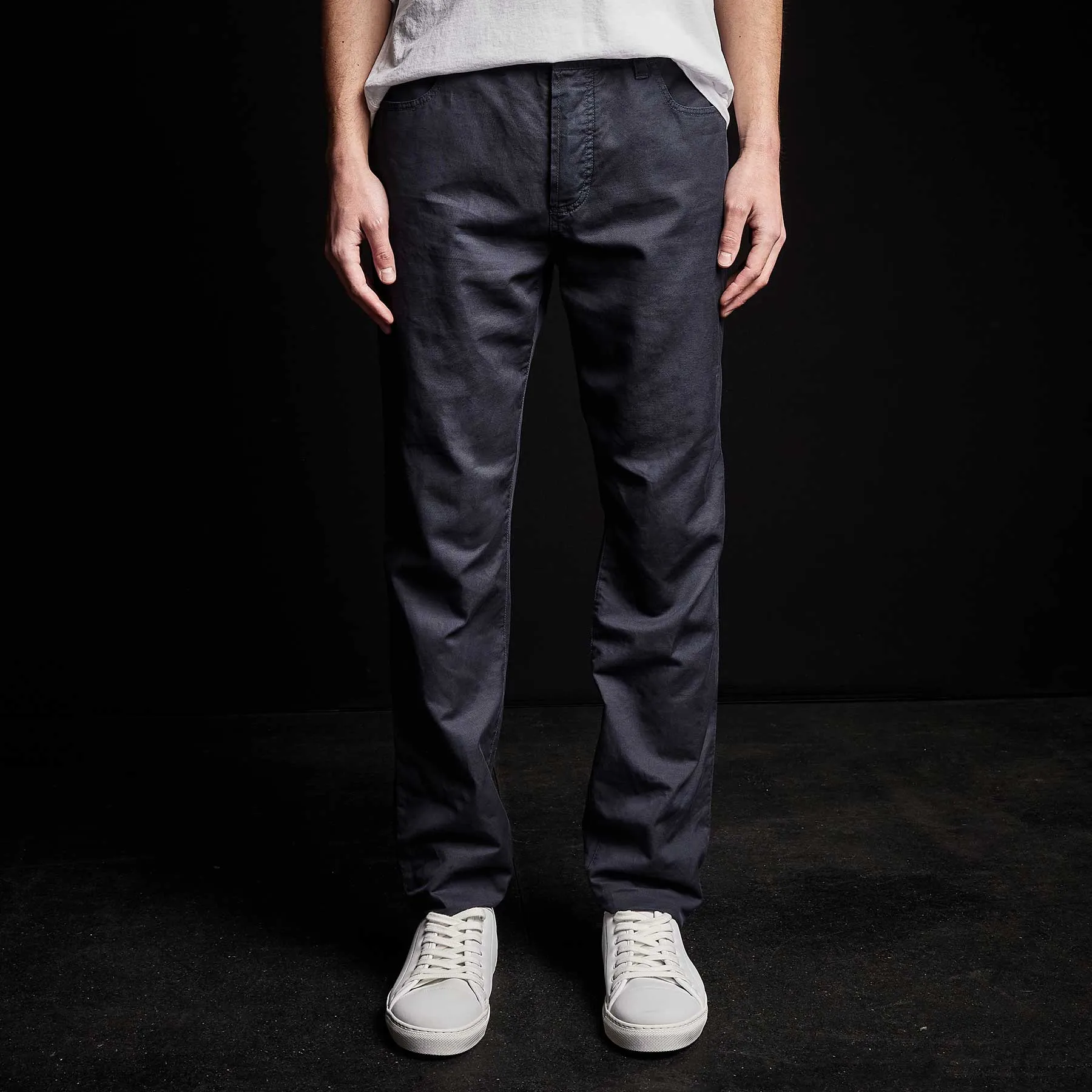 Sierra Linen Pant - Blue Oil