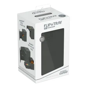 Ultimate Guard Flip n Tray Deck Case 80  Standard Size XenoSkin Monocolor Grey Deck Box